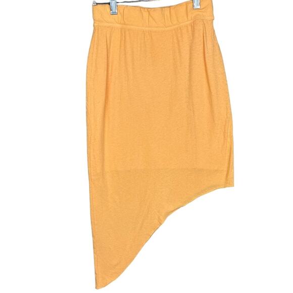 Frank & Eileen Tee Lab Ultimate Asymmetrical Skirt 100% Cotton Lined Creamsicle - Picture 1 of 9